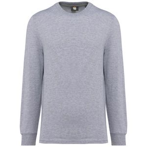 WK. Designed To Work WK303 - T-shirt écoresponsable manches longues unisexe Oxford Grey