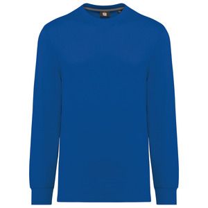 WK. Designed To Work WK303 - T-shirt unisex ecosostenibile maniche lunghe Blu royal