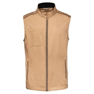 WK. Designed To Work WK6148 - Gilet DayToDay pour homme Chameau/Noir