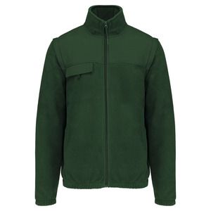 WK. Designed To Work WK9105 - Veste polaire à manches amovibles Forest Green