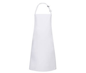 KARLOWSKY KYBLS7 - WATER-REPELLENT BIB APRON BASIC WITH BUCKLE White