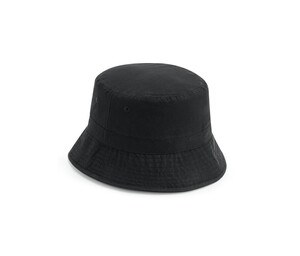 BEECHFIELD BF084R - RECYCLED POLYESTER BUCKET HAT Black