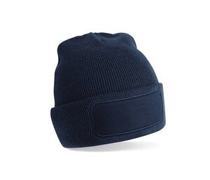 BEECHFIELD BF445R - RECYCLED ORIGINAL PATCH BEANIE French Navy
