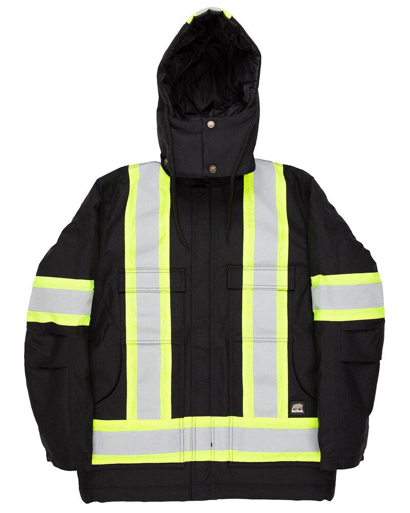 Berne HVNCH03 - Men's Safety Striped Arctic Insulated Chore Coat