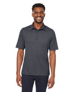 North End NE102 - Men's Replay Recycled Polo Carbon