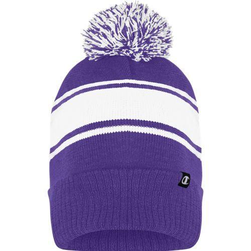 CHAMPION 4104NU - Striped Pom Toque