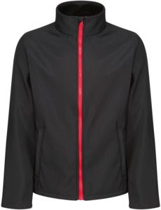 Regatta Professional RTRA628 - Ablaze Printable Softshell Jacket Black/Classic Red