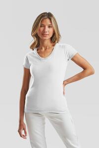 Fruit Of The Loom F61444 - Iconic 150 V-Neck T-Shirt Ladies White