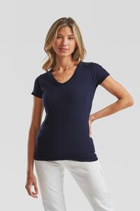 Fruit Of The Loom F61444 - Iconic 150 V-Neck T-Shirt Ladies Deep Navy