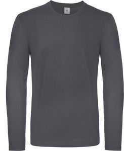 B&C CGTU05T - #E150 Men's T-shirt long sleeve Dark Grey