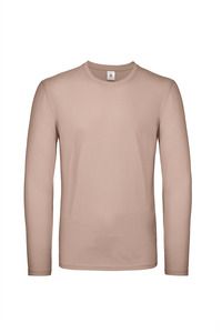 B&C CGTU05T - #E150 Men's T-shirt long sleeve Millennial Pink
