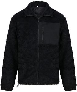 Front Row FR854 - Recycled sherpa fleece Black