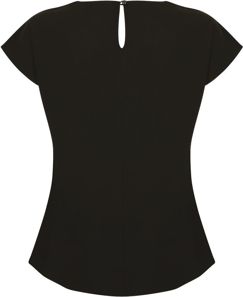 Henbury H597 - Ladies pleat front blouse