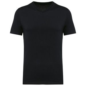 Kariban Premium PK304 - Men's V-neck short-sleeved Supima® t-shirt Black