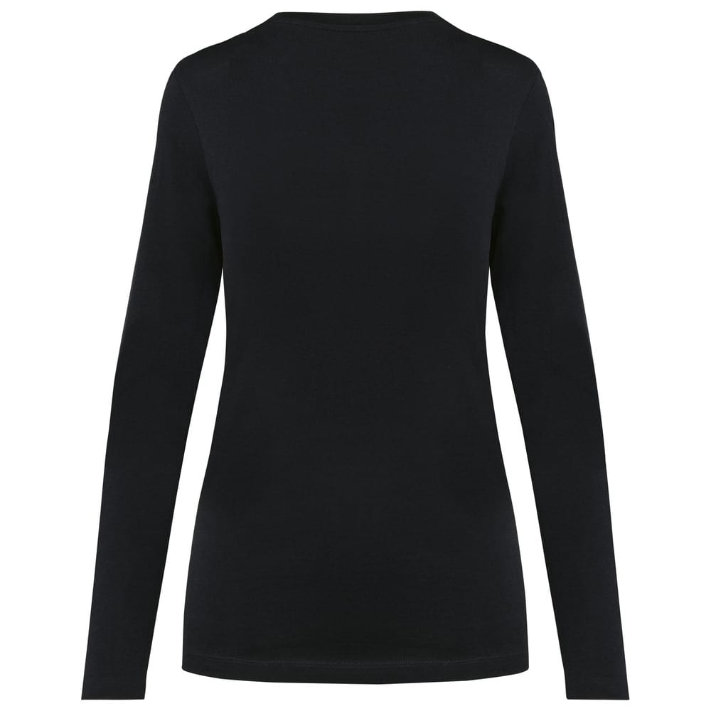 Kariban Premium PK307 - Ladies' V-neck long-sleeved Supima® t-shirt