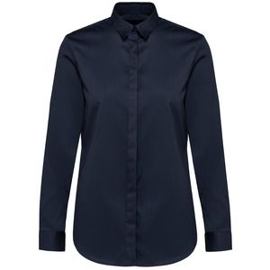 Kariban Premium PK507 - Ladies' long-sleeved twill shirt Navy