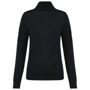 Kariban Premium PK913 - Ladies' roll-neck merino jumper Black