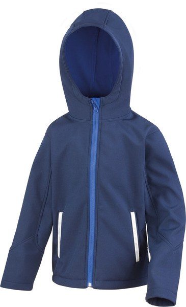 Result R224JY - Kids TX Performance Hooded Softshell Jacket