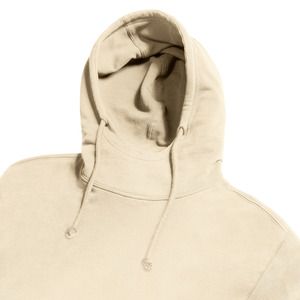 Russell RU209M - Pure Organic high neck hooded sweatshirt Natural