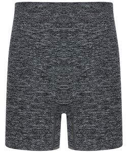 Tombo TL309 - Shorts bambino in tessuto stampato senza cuciture Dark Grey Marl