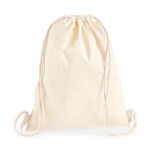 Westford Mill W210 - Gym bag in premium cotton Natural