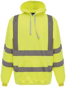 Yoko YHVK05 - Hi-Vis pullover hoodie Hi Vis Yellow