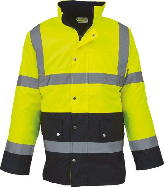 Yoko YHVP302 - Chaqueta de seguridad alta visibilidad bicolor