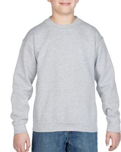 GILDAN GIL18000B - Sweater Crewneck HeavyBlend for kids Sportowa szarość