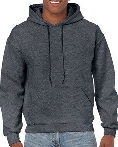 GILDAN GIL18500 - Sweater Hooded HeavyBlend for him Gris Athlétique Foncé