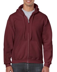 GILDAN GIL18600 - Sweater Hooded Full Zip HeavyBlend for him Maroon