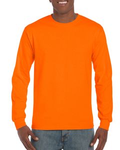 GILDAN GIL2400 - T-shirt Ultra Cotton LS Sicherheit Orange