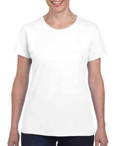Gildan GIL5000L - T-Shirt schwere Baumwoll-SS für sie Weiß