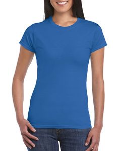GILDAN GIL64000L - T-shirt SoftStyle SS for her Bleu Royal