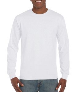 GILDAN GILH400 - T-shirt Hammer LS Bianco