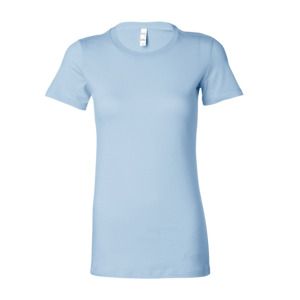 Bella B6004 - Ring Spun T-shirt for Women  Baby Blue