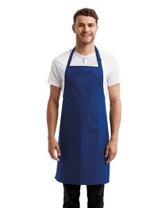 Artisan Collection by Reprime RP154 - Unisex 'Colours' Sustainable Pocket Bib Apron Royal