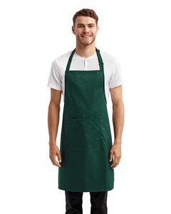 Artisan Collection by Reprime RP154 - Unisex Colours Sustainable Pocket Bib Apron