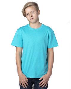 Threadfast 600A - Youth Ultimate T-Shirt Pacific Blue
