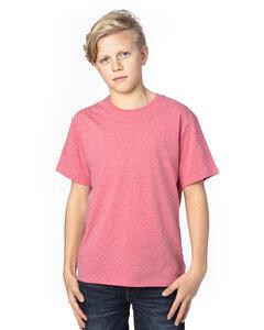 Threadfast 600A - Youth Ultimate T-Shirt Red Heather