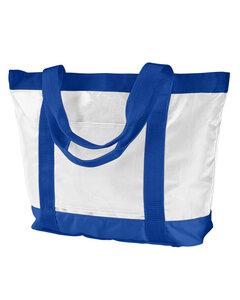 BAGedge BE254 - All-Weather Tote White/Royal