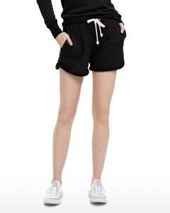 US Blanks US355 - Ladies Casual French Terry Short Tri Charcoal