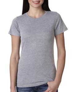 Bayside 4990 - Ladies 4.2 oz., 100% Ring-Spun Cotton  Jersey T-Shirt Dark Ash
