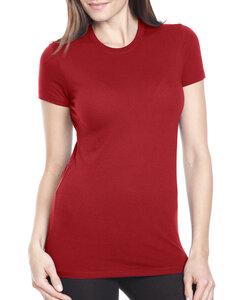 Bayside 4990 - Ladies 4.2 oz., 100% Ring-Spun Cotton  Jersey T-Shirt Red