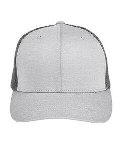 Team 365 TT802 - by Yupoong® Adult Zone Sonic Heather Trucker Cap Ath Hthr/Sp Grp