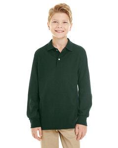 Jerzees 437YL - Youth SpotShield Long-Sleeve Jersey Polo