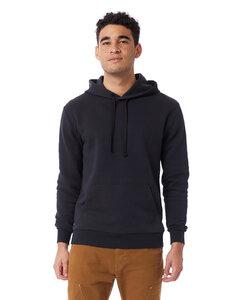Alternative Apparel 8804PF - Adult Eco Cozy Fleece Pullover Hooded Sweatshirt Negro