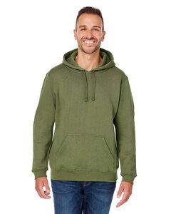 J. America 8824 - Premium Hooded Sweatshirt Verde Militar