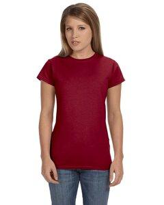 Gildan G640L - Softstyle® Ladies 4.5 oz. Junior Fit T-Shirt Antiq Cherry Red