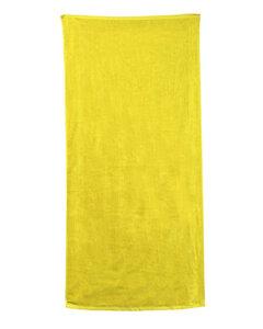 Carmel Towel Company C3060X - Chevron Velour Beach Towel Sunlight