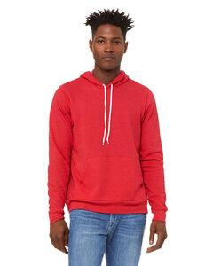 Bella+Canvas 3719 - Poly-Cotton Fleece Pullover Hoodie Heather Red